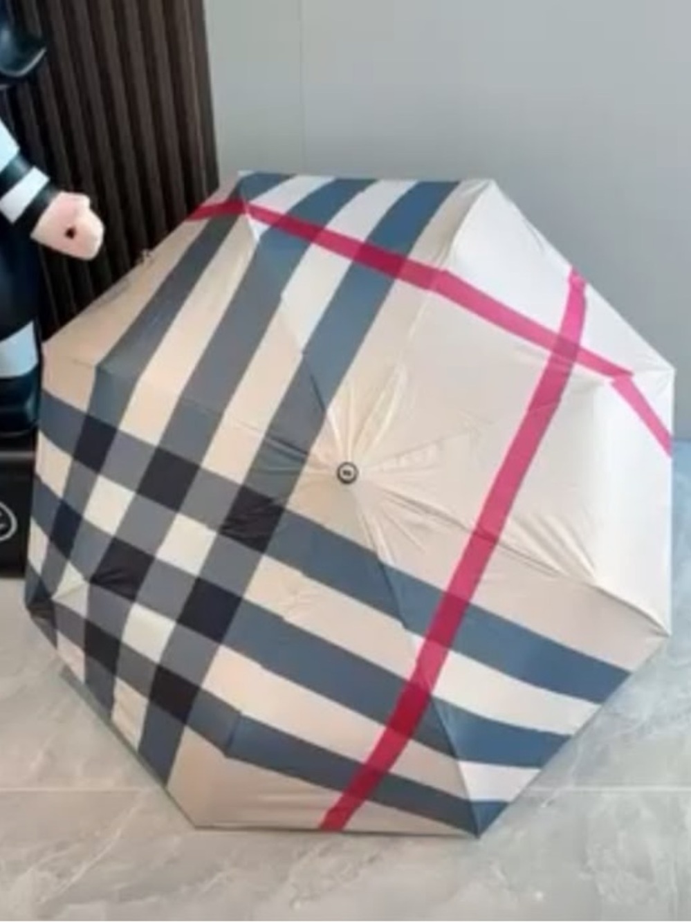 Classic Print Burberry Print Automatic Umbrella